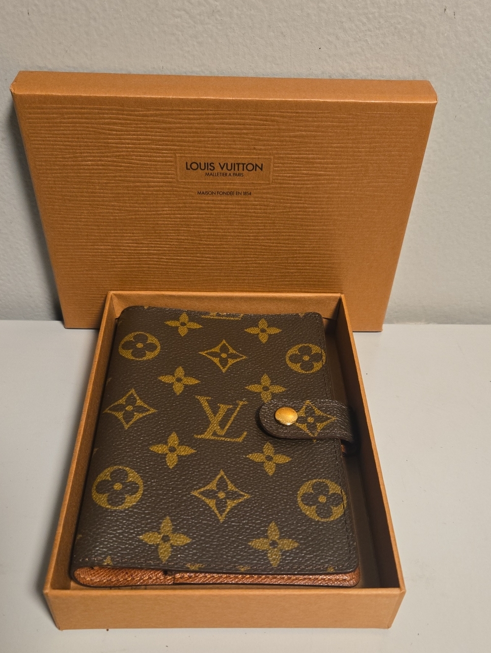Louis Vuitton PM Agenda Monogram Canvas - Brown & Gold